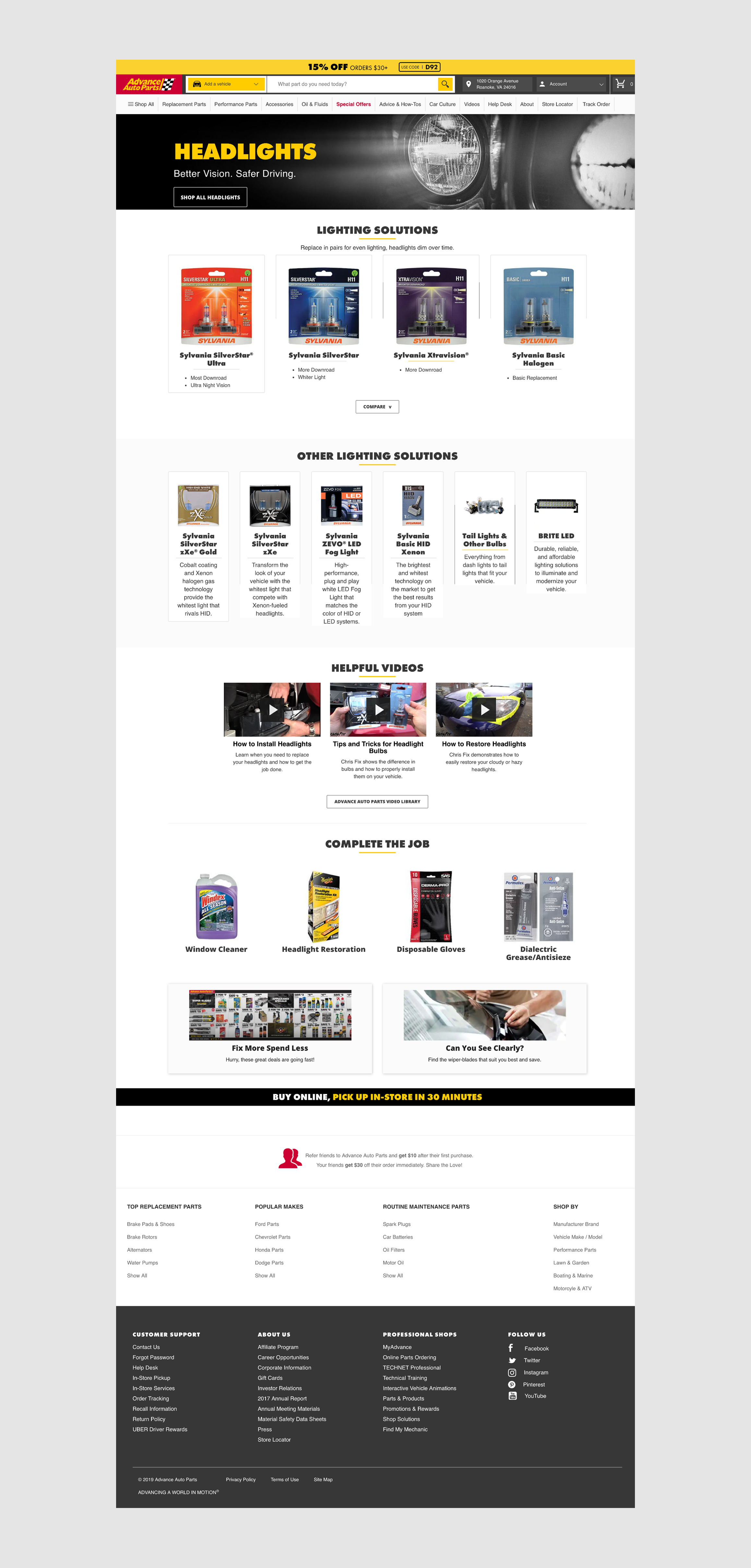 pennzoil advance auto parts